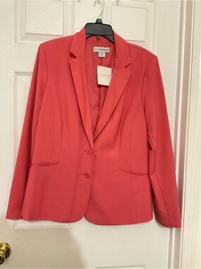 Sag Harbor Coral Pink Tailored Blazer